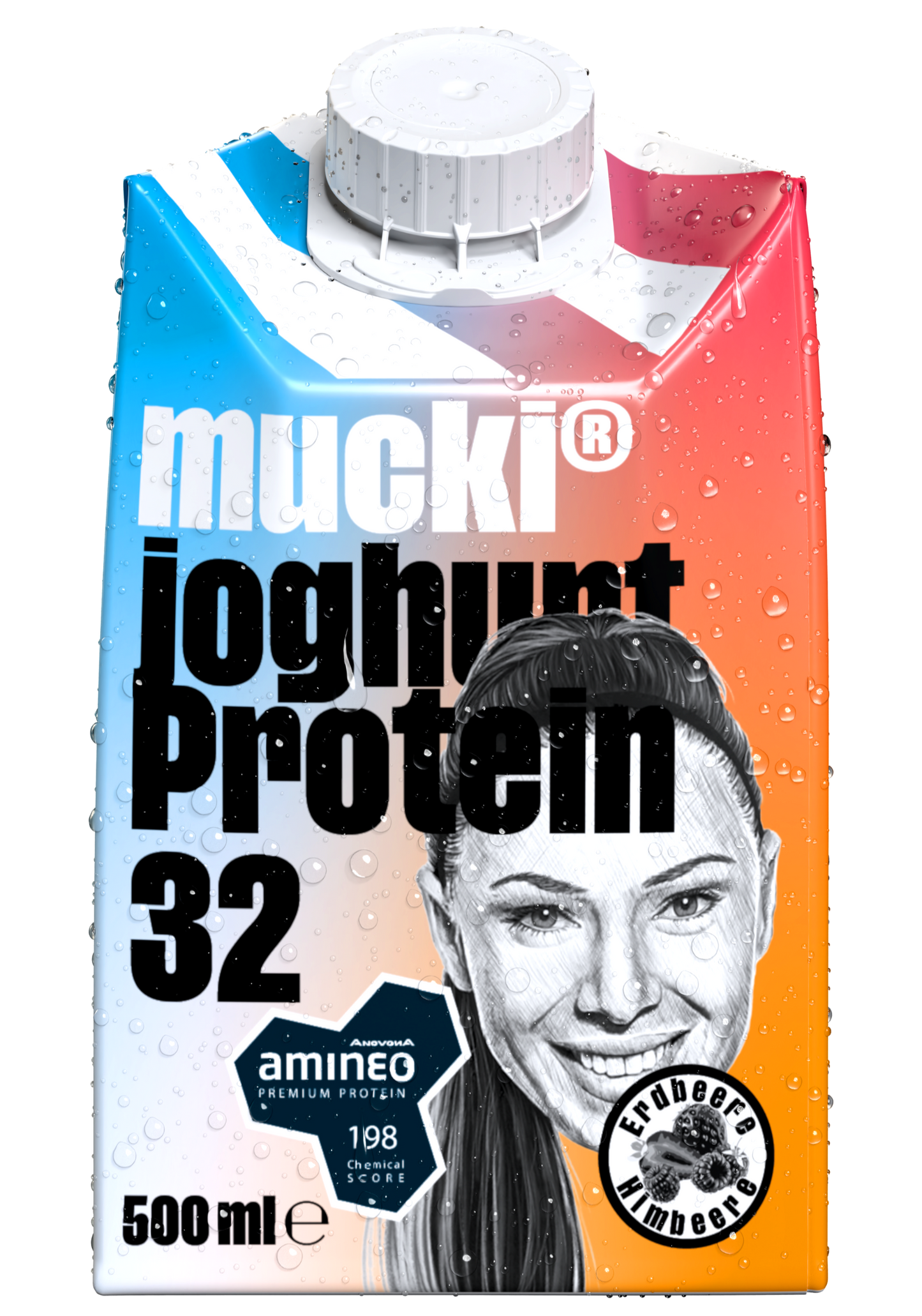 mucki Joghurt Protein Himbeere-Erdbeere