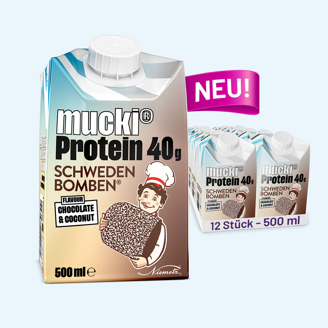 mucki Protein Schweden Bomben Schoko-Kokos Milch