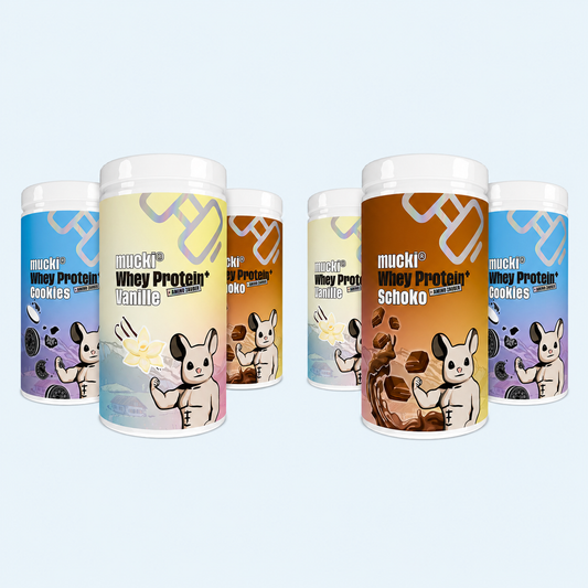 mucki Whey Protein+ Bundle M – 6er Mix