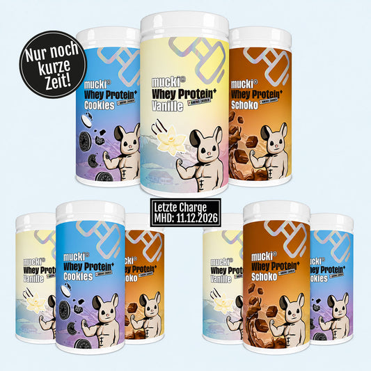 mucki® Whey Protein – 9er Mix