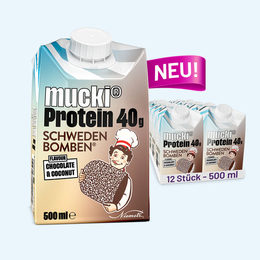 mucki Protein Schweden Bomben Schoko-Kokos Milch