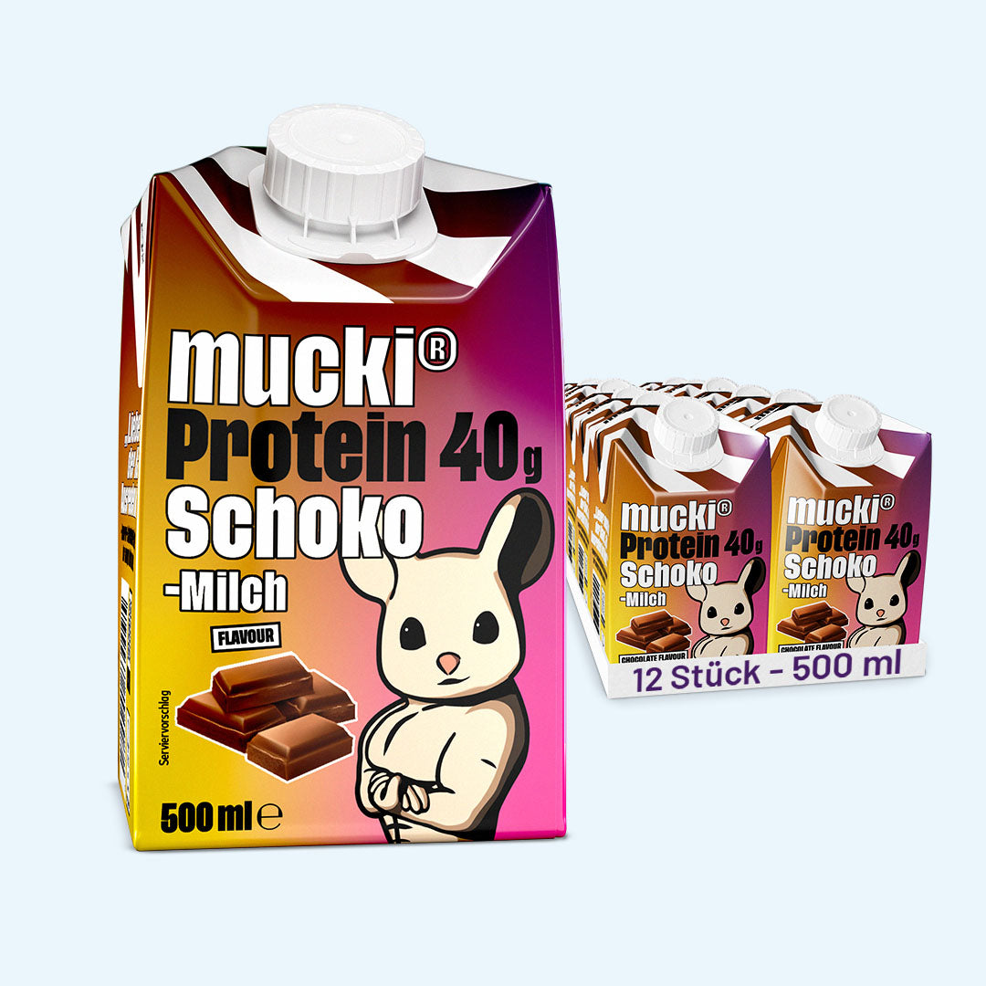mucki® Schoko Duo – Drink + Whey Dose