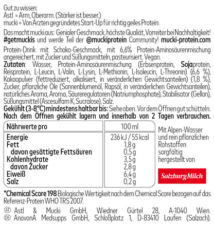 mucki Plant Protein Schokolade