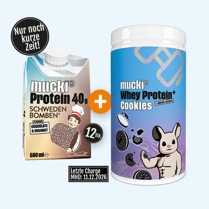 mucki® Schwedenbomben Duo – Drink + Cookies Dose