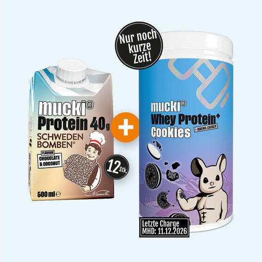 mucki® Schwedenbomben Duo – Drink + Cookies Dose