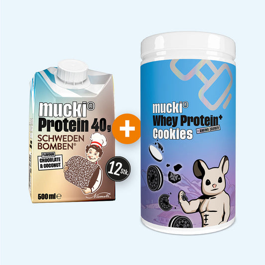 mucki® Schwedenbomben Duo – Drink + Cookies Dose