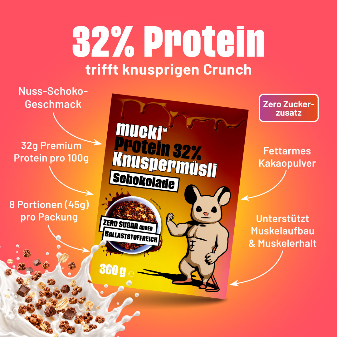 Schoko Drink + Müsli Protein