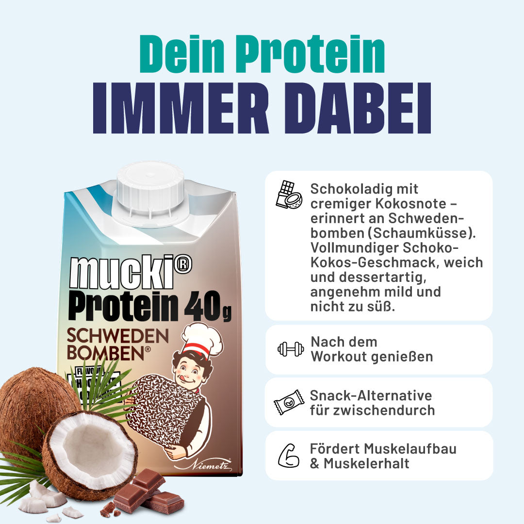 mucki® Schwedenbomben Schoko-Kokos