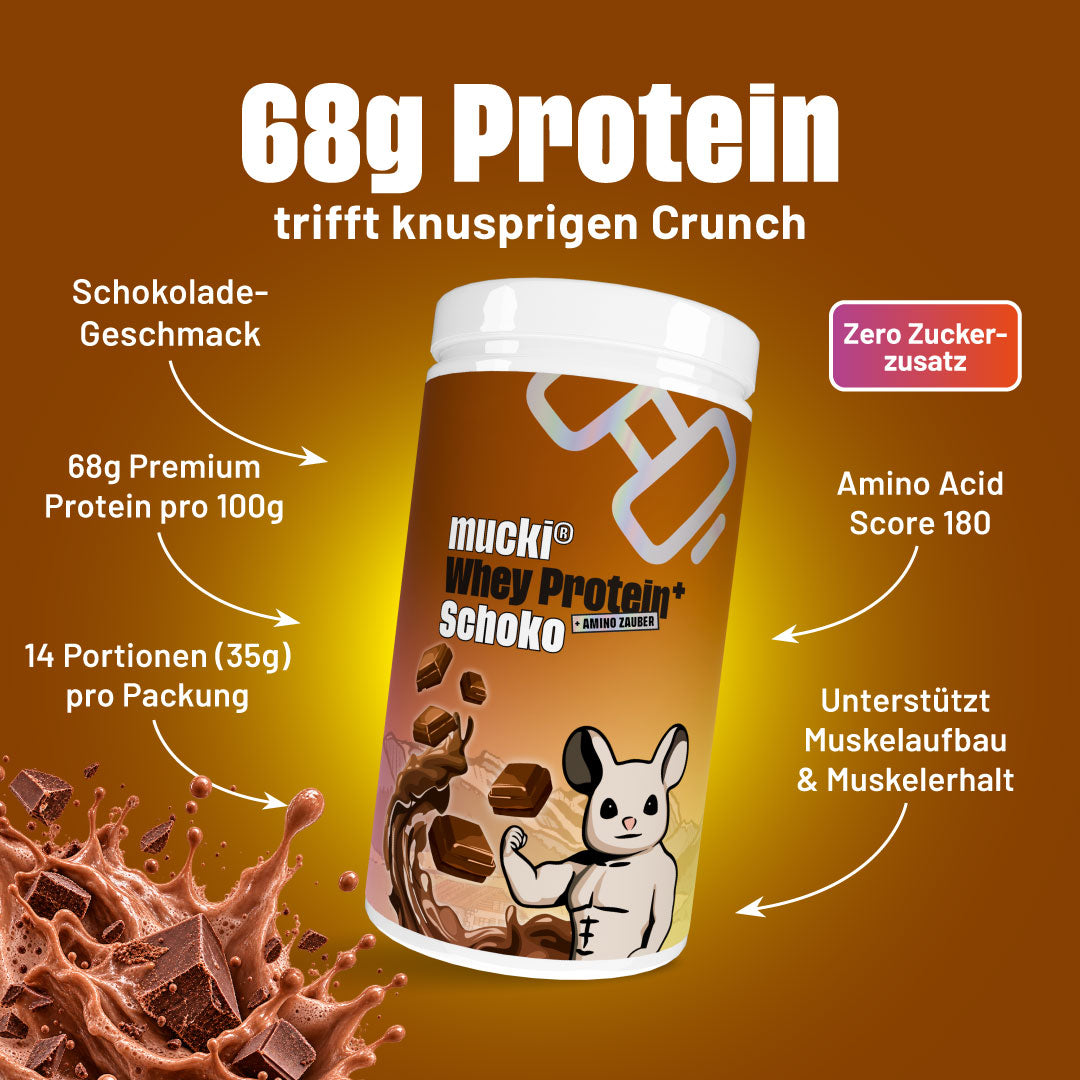 mucki® Schoko Duo – Drink + Whey Dose