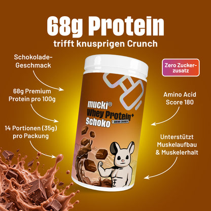 mucki® Schoko Duo – Drink + Whey Dose