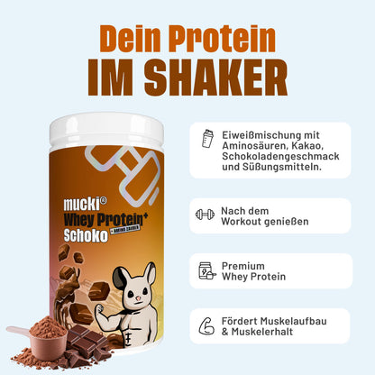 mucki® Schoko Duo – Drink + Whey Dose