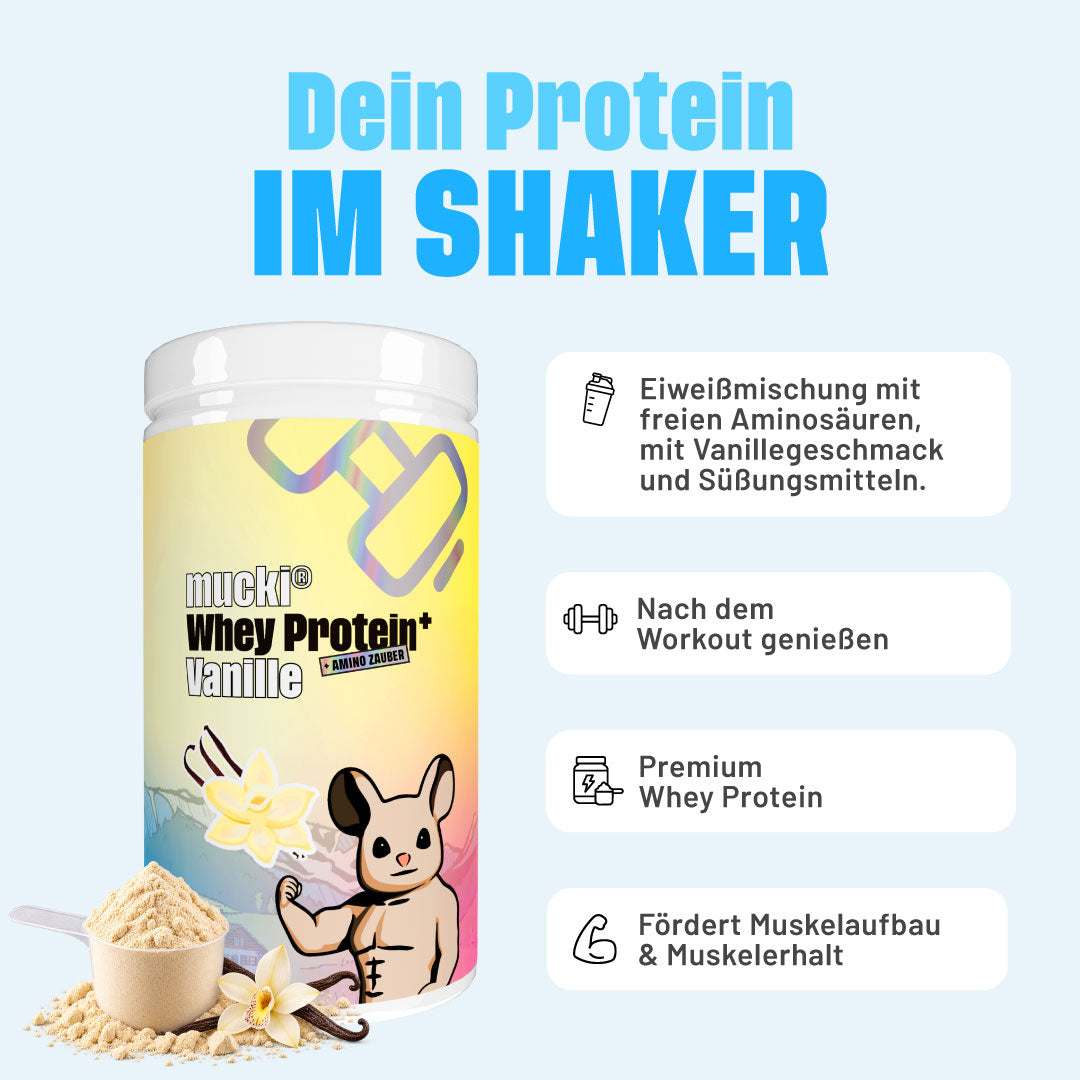 mucki® Vanille Duo – Drink + Whey Dose