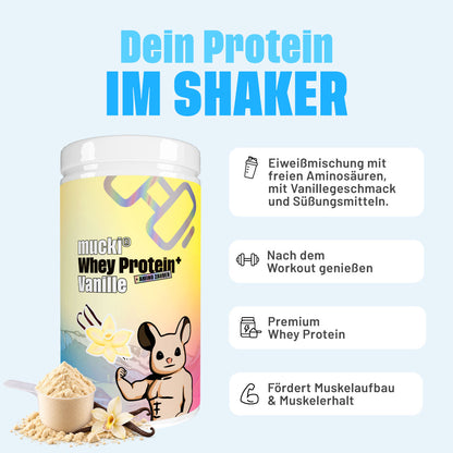 mucki® Vanille Duo – Drink + Whey Dose