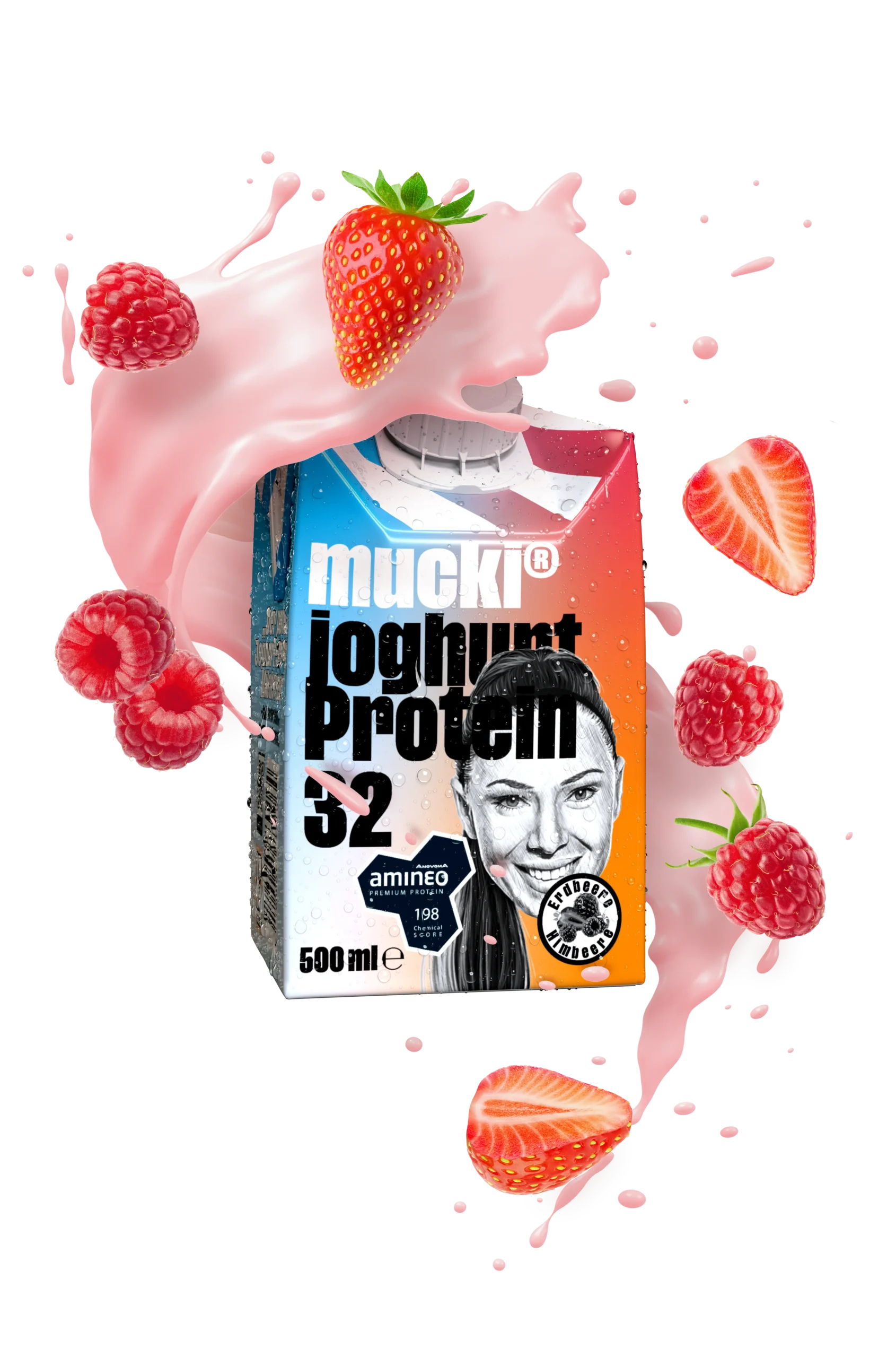 Mucki Joghurt Erdbeer Himbeer Splash