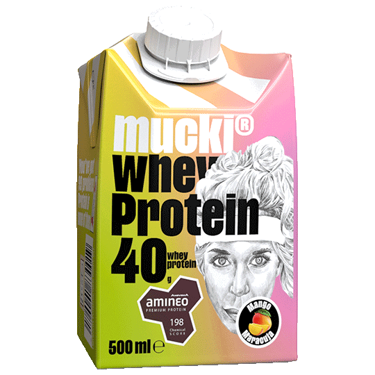 Mucki Flasche- Whey-Protein